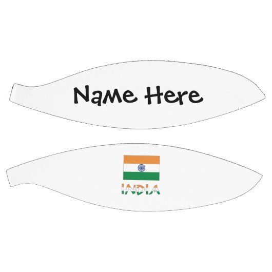 Indische Flagge personalisiert Basketball (Panele)