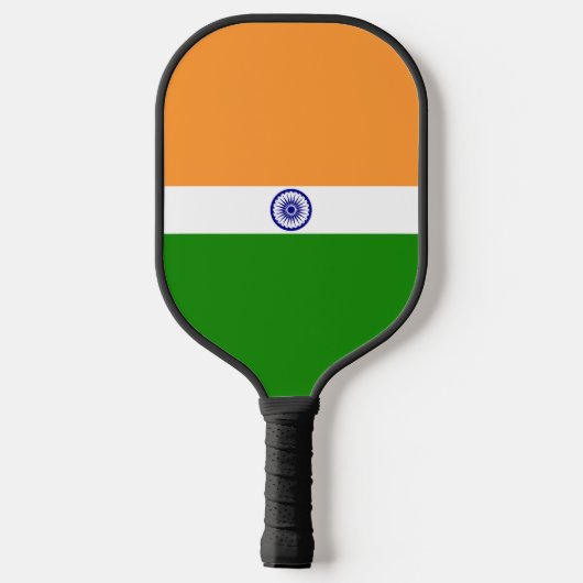 Indische Flagge Pickleball Schläger (Rückseite)