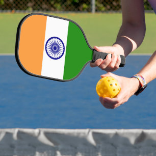 Indische Flagge Pickleball Schläger