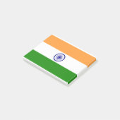 Indische Flagge Post-it Klebezettel (angewinkelt)