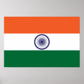 Indische Flagge Poster (Vorne)