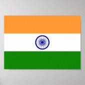 Indische Flagge Poster (Vorne)
