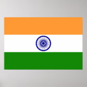 Indische Flagge Poster (Vorne)