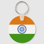 Indische Flagge Schlüsselanhänger (Vorderseite)