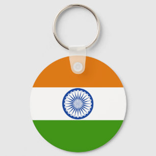 Indische Flagge Schlüsselanhänger