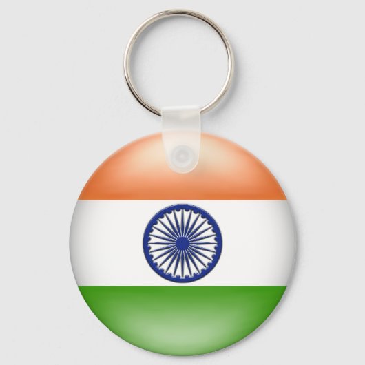Indische Flagge Schlüsselanhänger (Vorderseite)