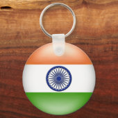 Indische Flagge Schlüsselanhänger (Vorderseite)