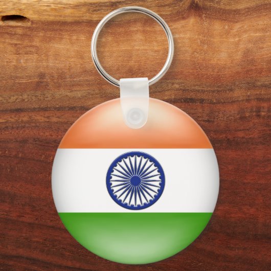 Indische Flagge Schlüsselanhänger (Vorderseite)
