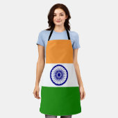 Indische Flagge Schürze (Getragen)