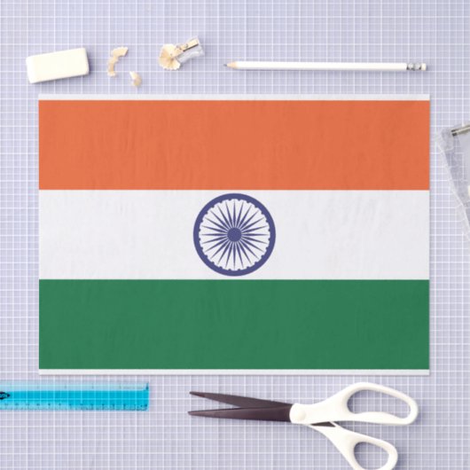 Indische Flagge Seidenpapier (Handwerk)