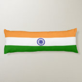 Indische Flagge Seitenschläferkissen (Rückseite)