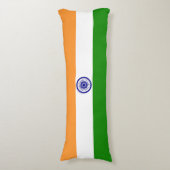 Indische Flagge Seitenschläferkissen (Vorderseite Vertikal)