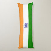 Indische Flagge Seitenschläferkissen (Rückseite (Vertikal))