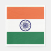 Indische Flagge Serviette (Vorderseite)