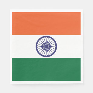 Indische Flagge Serviette