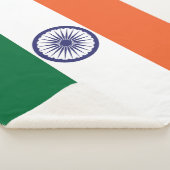 Indische Flagge Sherpadecke (3/4)