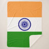Indische Flagge Sherpadecke (Vorderseite)