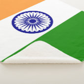 Indische Flagge Sherpadecke (3/4)