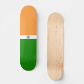 Indische Flagge Skateboard (Vorderseite)