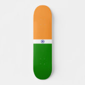 Indische Flagge Skateboard (Vorne)