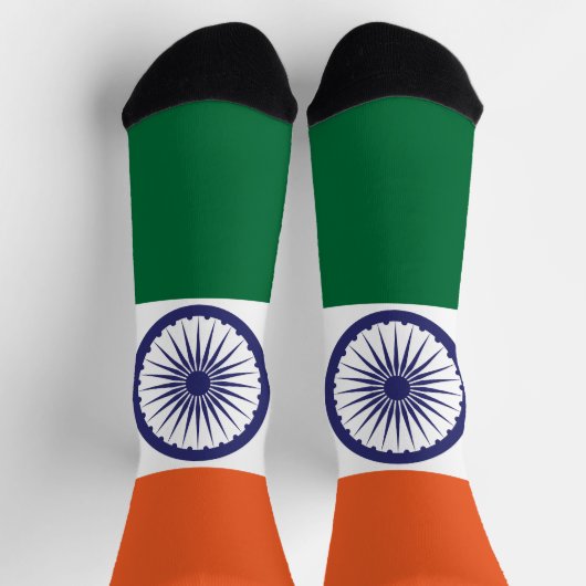 Indische Flagge Socken (Oben)