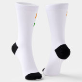 Indische Flagge Socken (Gewinkelt)