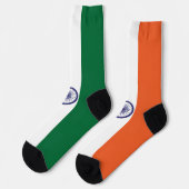 Indische Flagge Socken (Linkes Detail)