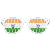 Indische Flagge Sonnenbrille (Vorderseite)