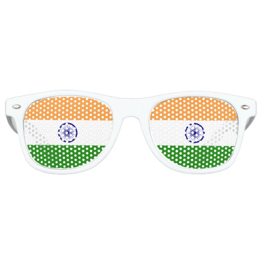 Indische Flagge Sonnenbrille (Vorderseite)