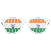 Indische Flagge Sonnenbrille (Vorderseite)