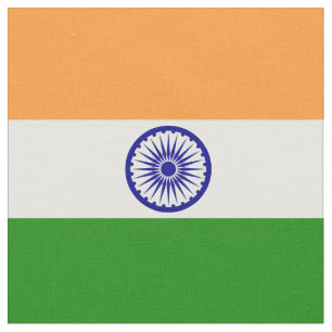 Indische Flagge Stoff