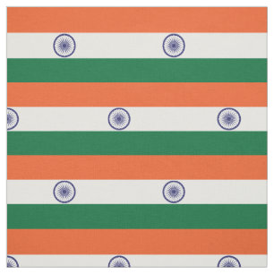 Indische Flagge Stoff