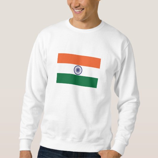 Indische Flagge Sweatshirt (Vorderseite)