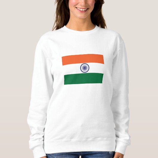 Indische Flagge Sweatshirt (Vorderseite)