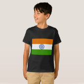 Indische Flagge T-Shirt (Vorne ganz)