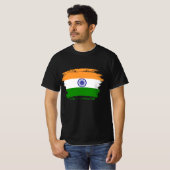 Indische Flagge T-Shirt (Vorne ganz)