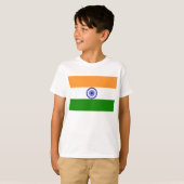 Indische Flagge T-Shirt (Vorne ganz)
