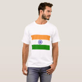 Indische Flagge T-Shirt (Vorne ganz)