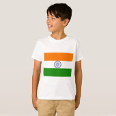 Indische Flagge T-Shirt (Vorne ganz)