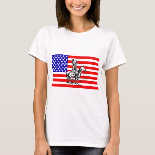 INDISCHE FLAGGE T-Shirt (Vorderseite)