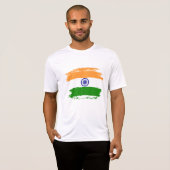 Indische Flagge T-Shirt (Vorne ganz)