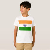 Indische Flagge T-Shirt (Vorne ganz)