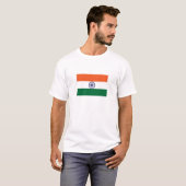 Indische Flagge T-Shirt (Vorne ganz)