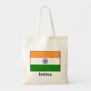 Indische Flagge Tragetasche
