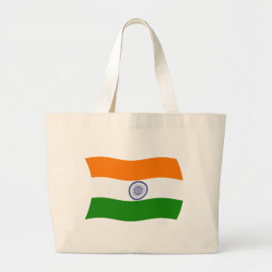 Indische Flagge Tragetasche