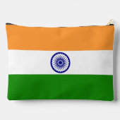 Indische Flagge Zubehörtasche (Rückseite)