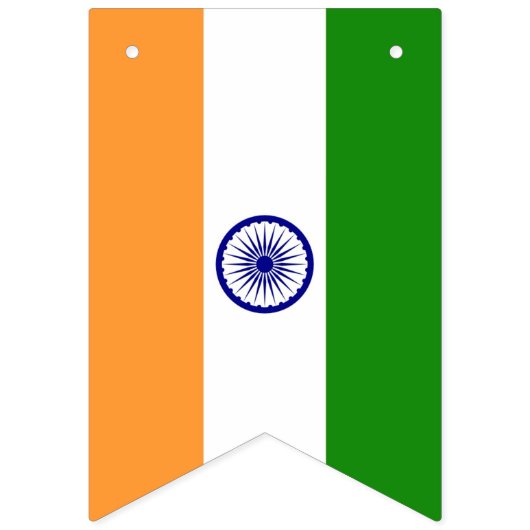 Indische Flaggenammer Wimpelkette (Zweite Fahne)