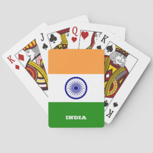Indische Flaggenspiele, Indien Spielkarten
