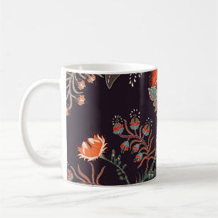 Indische Flora Big Seamless Natur Kaffeetasse