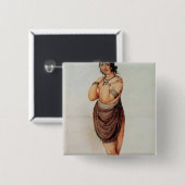 Indische Frau Button (Vorne & Hinten)